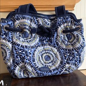 Vera Bradley Blue and Yellow Patterned Tote